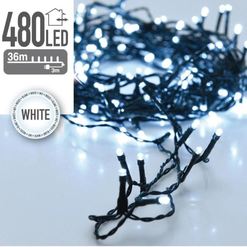 Christmas Decoration Kalėdų LED girlianda 480 vnt. šaltai balta