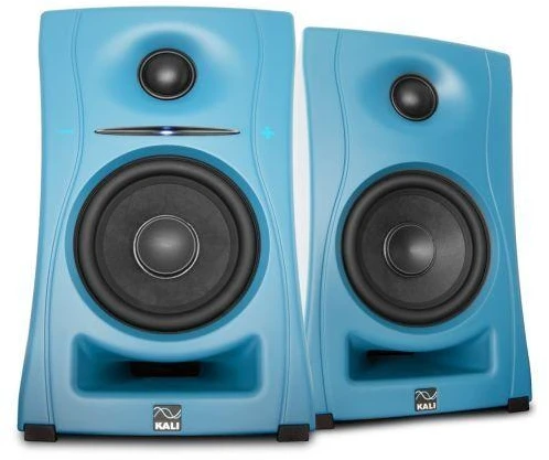 KALI AUDIO LP-UNF-B – Bluetooth monitorių pora. Daugialypės terpės garsiakalbiai, mėlyni.