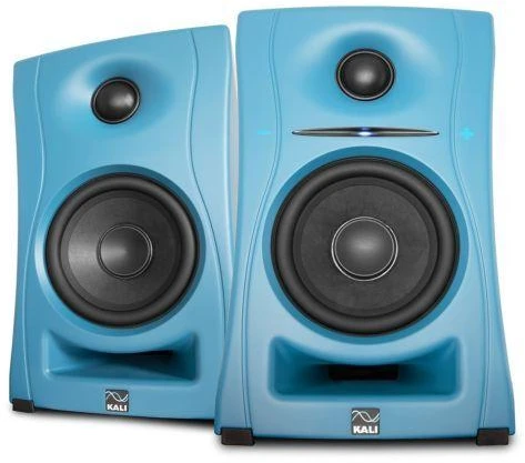 KALI AUDIO LP-UNF-B – Bluetooth monitorių pora. Daugialypės terpės garsiakalbiai, mėlyni.