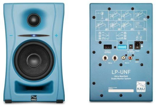 KALI AUDIO LP-UNF-B – Bluetooth monitorių pora. Daugialypės terpės garsiakalbiai, mėlyni.