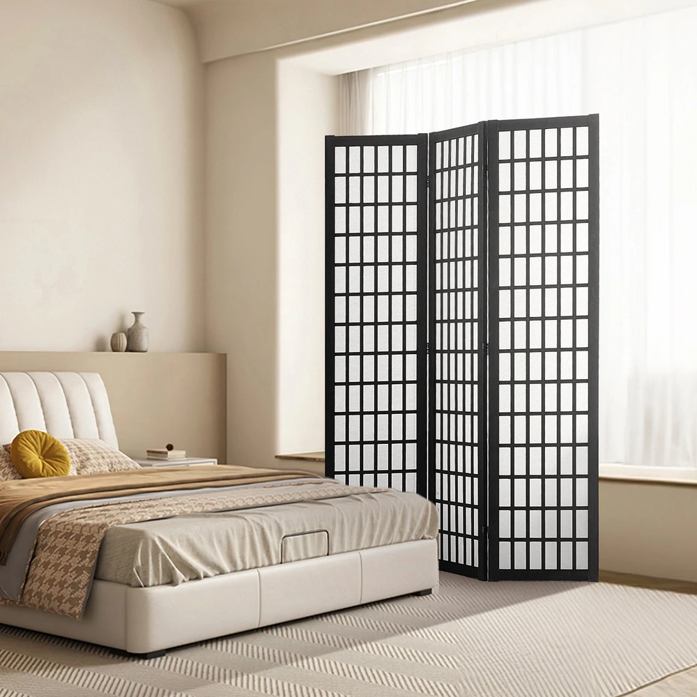 VEVOR Japonų kambario dalytuvas, 3 panelių siena