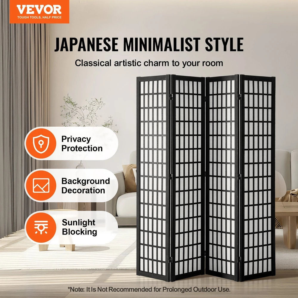 VEVOR Japoniška sulankstoma pertvara kambariui