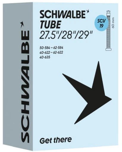 Kamera dviračiui Schwalbe 27.5/28/29 x 1.60/2.40 SCV19 Clik 60 mm