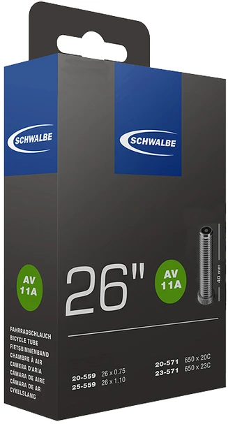 Kamera dviračiui Schwalbe 650 x 20/25C Presta 40 mm