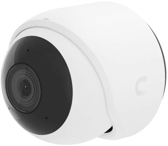 „UBIQUITI G6 TURRET“ – visoms oro sąlygoms atspari, nuo klastojimo apsaugota 4K POE kamera su 1/1,8 colio 8 MP vaizdo jutikliu, daugiafunkciu dirbtinio intelekto varikliu ir 3 ašių rankiniu reguliavimu, kad būtų galima lengvai įdiegti.