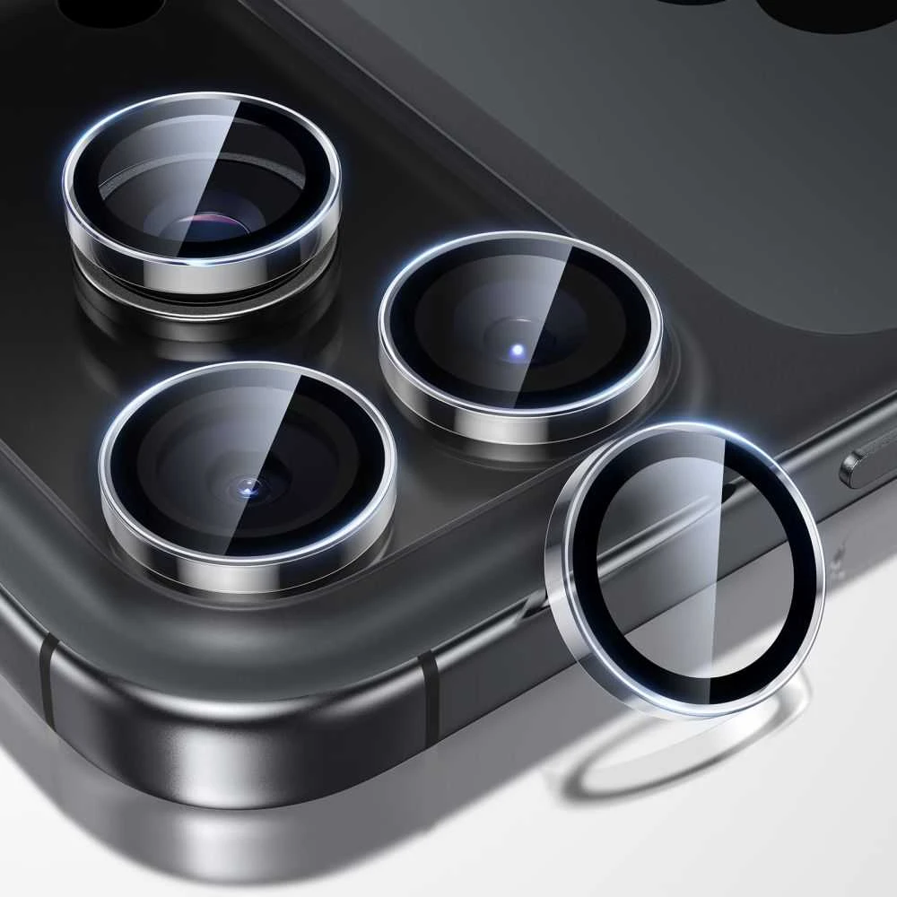 ESR Armorite kameros apsauga skirta Apple iPhone 14 Pro / Pro Max / 15 Pro / Pro Max / 16 Pro / Pro Max / 17 Pro / Pro Max – Clear