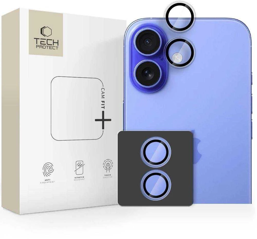 „Tech-Protect Camring Fit+“ kameros dėklas, skirtas „iPhone 17“ – skaidrus