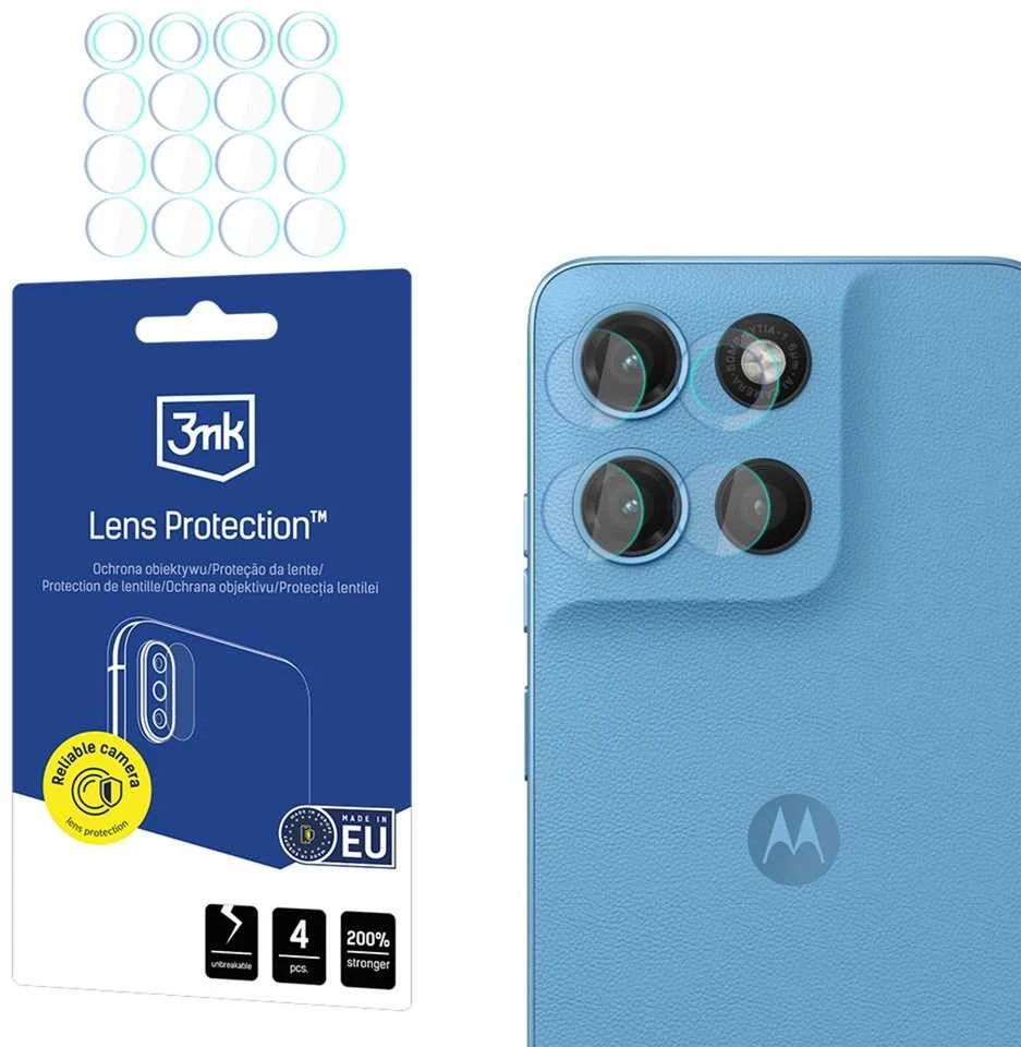 3Mk apsauga 3mk objektyvo apsauga hibridinio fotoaparato objektyvo stiklas, skirtas „Motorola Moto G17 / G17 Power“