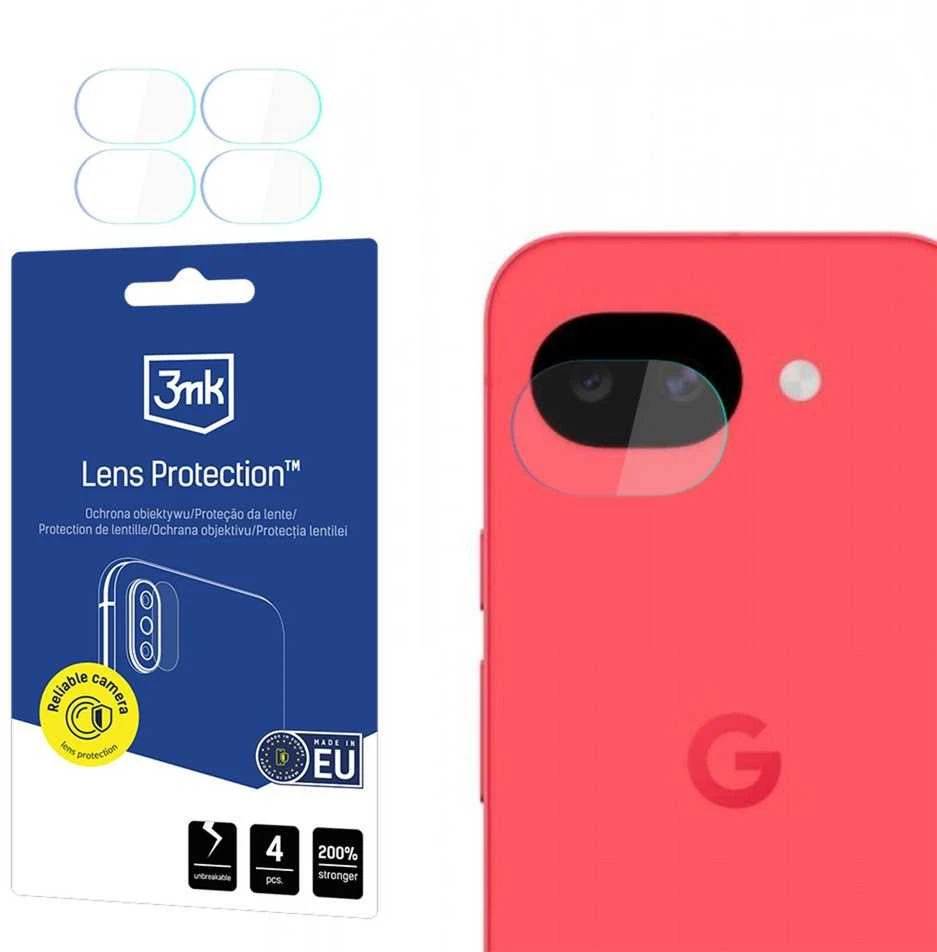 3Mk apsauga 3mk Lens Protection™ hibridinio fotoaparato objektyvo stiklas, skirtas „Google Pixel 10A“