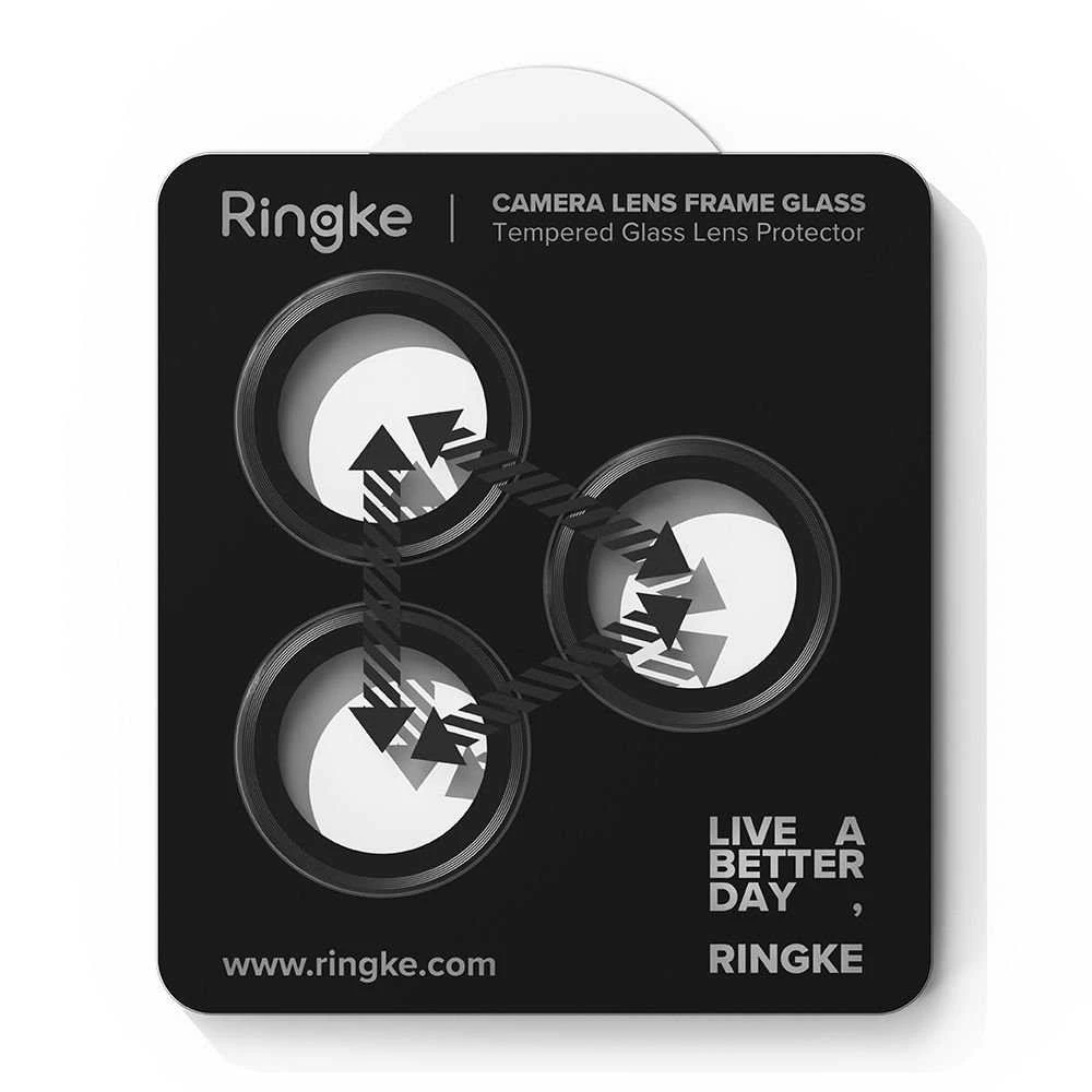 FOTOAPARATO APSAUGA RINGKE CAMERA FRAME PROTECTOR 2-PACK iPhone 17 PRO / 17 PRO MAX JUODA