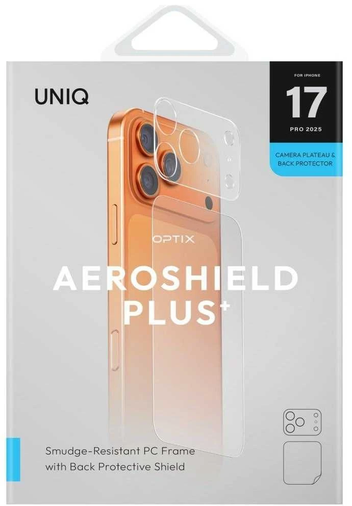 „Uniq Optix Aeroshield+“ kameros modulio apsauga, skirta „iPhone 17 Pro Max“