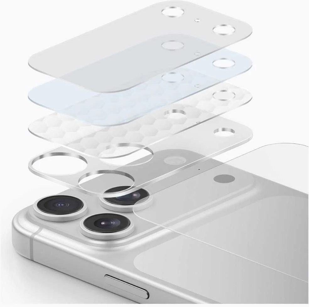 „Uniq Optix Aeroshield+“ kameros modulio apsauga, skirta „iPhone 17 Pro Max“