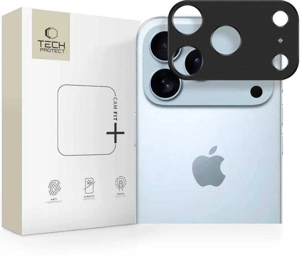 „Tech-Protect Camalloy Fit+“ dėklas, skirtas „iPhone 17 Pro Max“ – Juodas