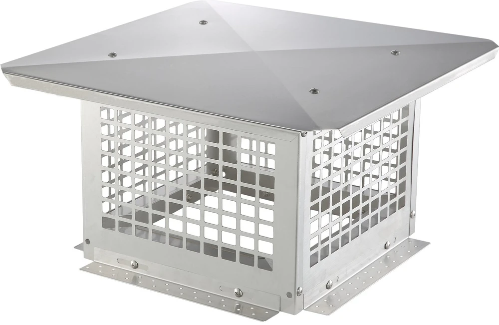 VEVOR dūmtraukio dangtelis 304 x 304 mm nerūdijančio plieno