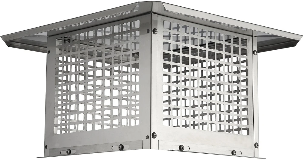 VEVOR dūmtraukio dangtelis 304 x 304 mm nerūdijančio plieno
