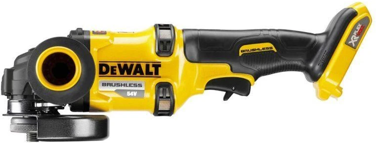 Kampinis šlifuoklis Dewalt DCG418N-XJ; 54 V (be akumuliatoriaus ir pakrovėjo)