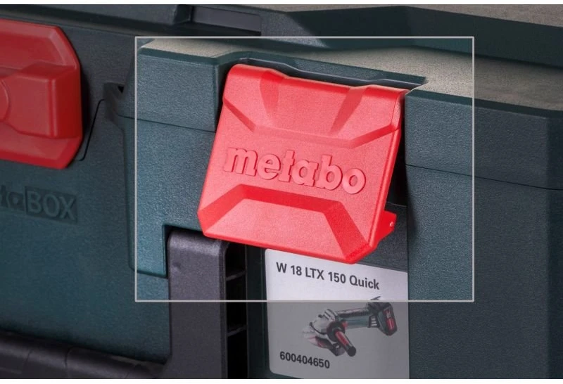Kampinis šlifuoklis Metabo W 18 LTX 150 QUICK, žalias ir juodas
