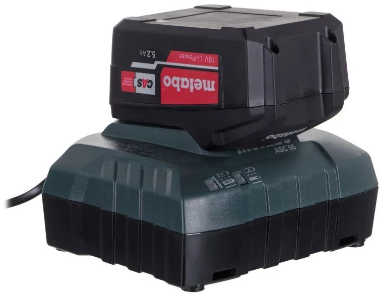 Kampinis šlifuoklis Metabo W 18 LTX 150 QUICK, žalias ir juodas