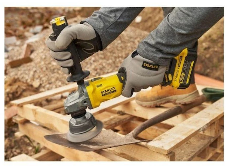 Kampinis šlifuoklis Stanley SFMCG710M1T-QW, 12,5 cm, 8500 aps./min., 800 W, 1,84 kg