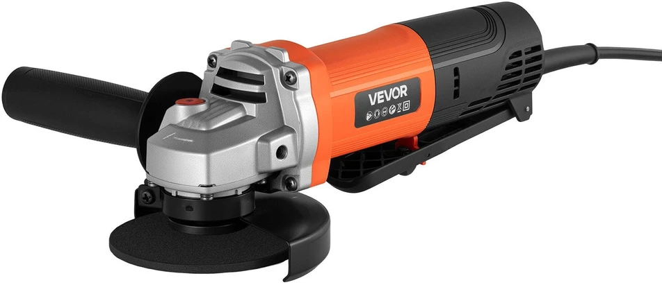 VEVOR Kampinis šlifuoklis 114.3mm su dulkių apsauga