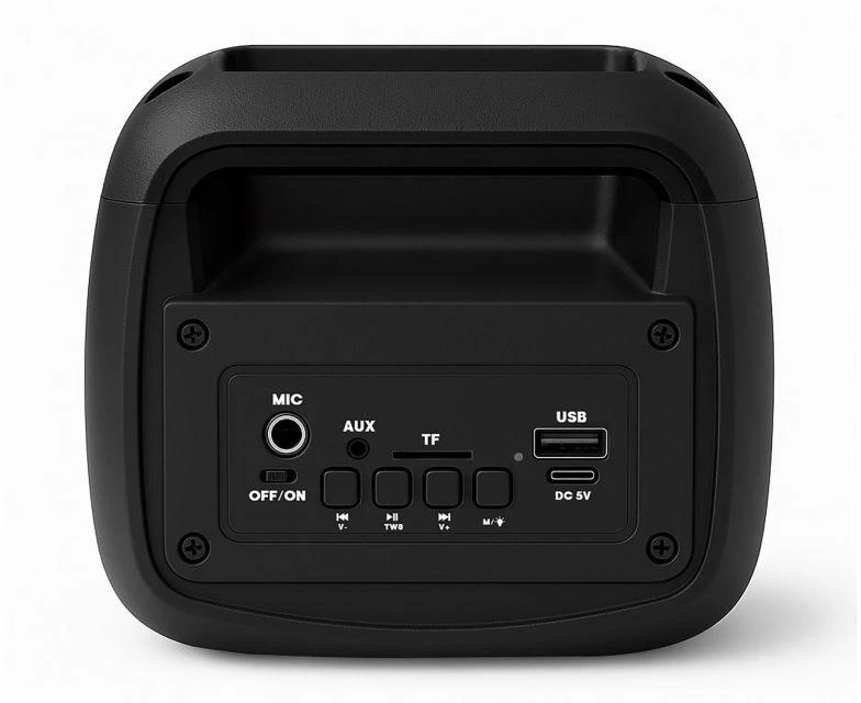 Karaoke garsiakalbis SQUEAK BEATONE BLUETOOTH 5.3, 45W FM RADIJAS, MICROSD, AUX, USB, USB-C SQ1009