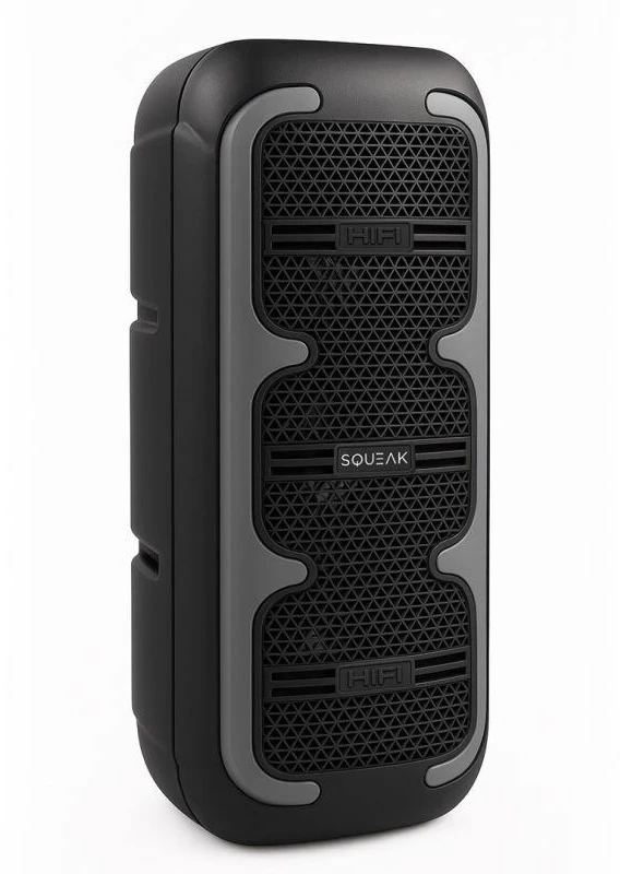 Karaoke garsiakalbis SQUEAK BEATONE BLUETOOTH 5.3, 45W FM RADIJAS, MICROSD, AUX, USB, USB-C SQ1009