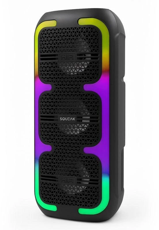 Karaoke garsiakalbis SQUEAK BEATONE BLUETOOTH 5.3, 45W FM RADIJAS, MICROSD, AUX, USB, USB-C SQ1009