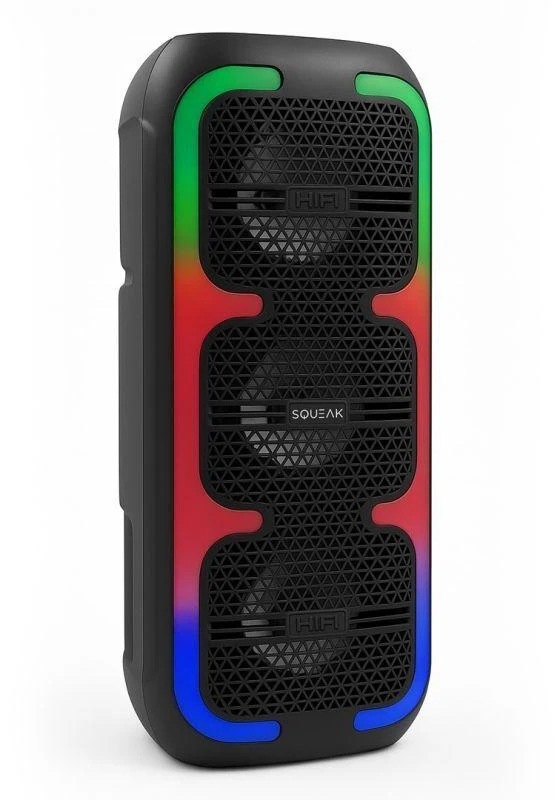 Karaoke garsiakalbis SQUEAK BEATONE BLUETOOTH 5.3, 45W FM RADIJAS, MICROSD, AUX, USB, USB-C SQ1009
