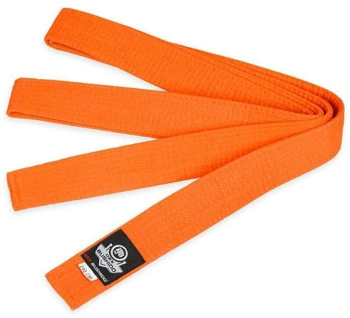 Karatė kimono diržas – oranžinis, 260 cm