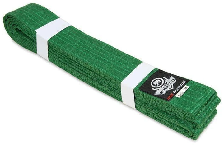 Karate kimono diržas – žalias 240 cm