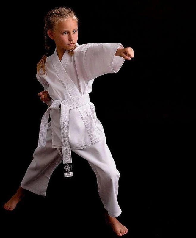 Karate kimono vaikams + nemokamas diržas - DBX BUSHIDO ARK-3102 120 cm