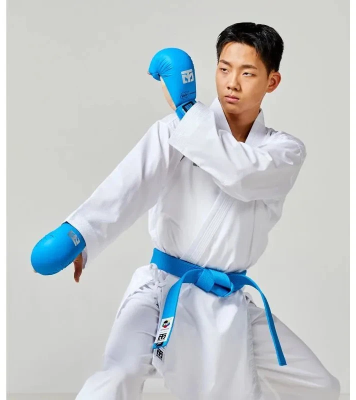 Karate pirštinės - „Mitts 2“ MĖLYNOS WKF | MOOTO