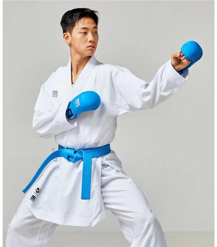 Karate pirštinės - „Mitts 2“ MĖLYNOS WKF | MOOTO