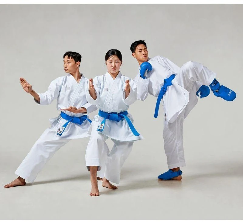 Karate pirštinės - „Mitts 2“ MĖLYNOS WKF | MOOTO