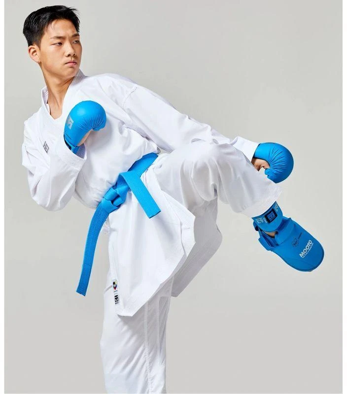 Karate WKF Mėlyni blauzdų ir pėdų apsaugai | MOOTO