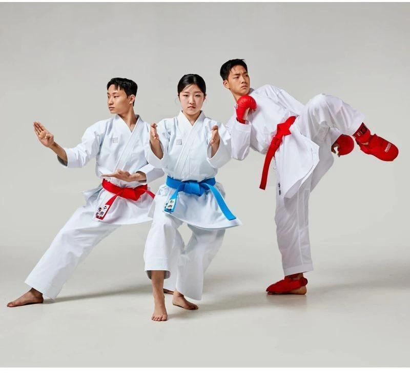 Karate WKF Mėlyni blauzdų ir pėdų apsaugai | MOOTO