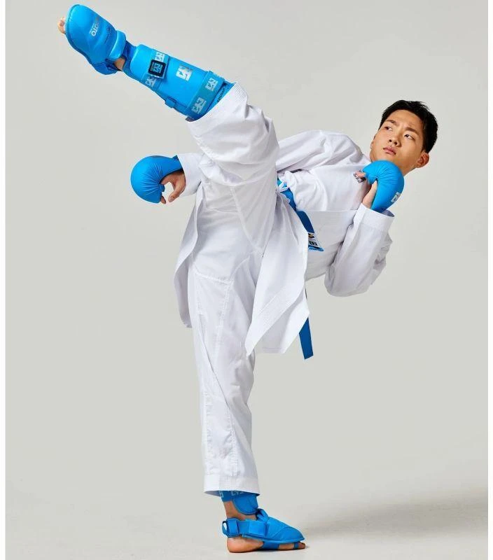 Karate WKF Mėlyni blauzdų ir pėdų apsaugai | MOOTO