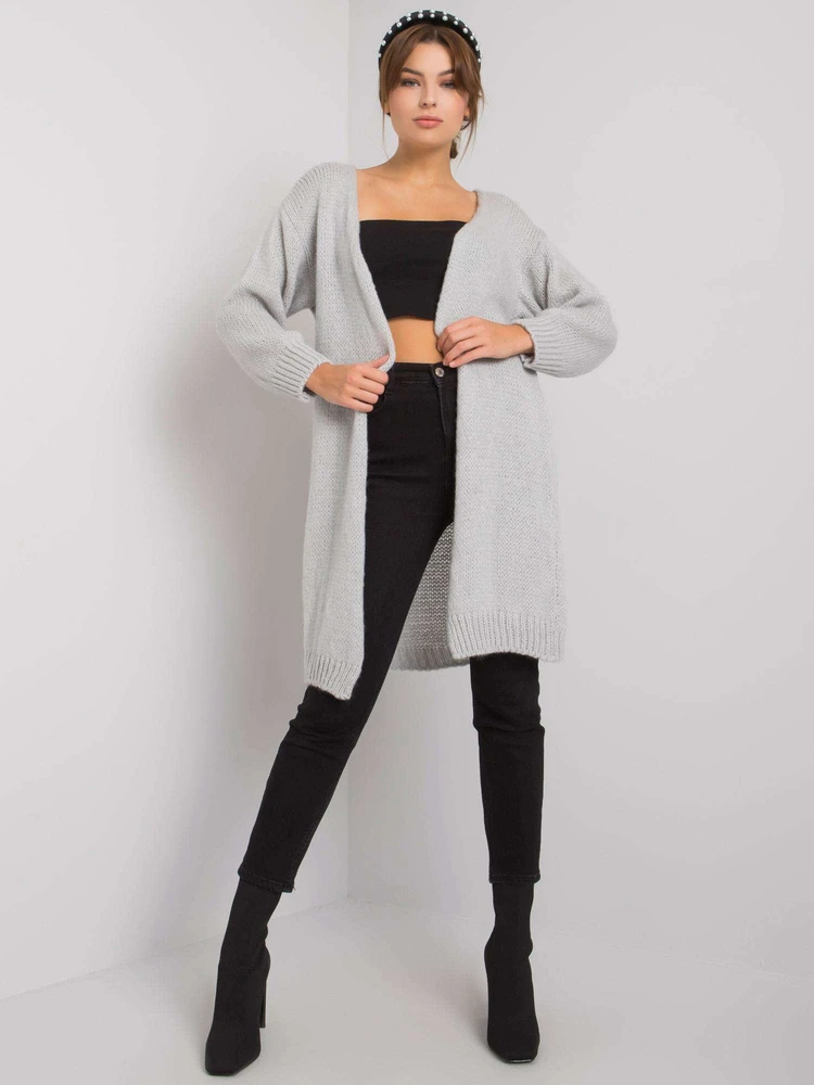 Kardiganas moterims -TW-SW-BI-2270.22X-pilka