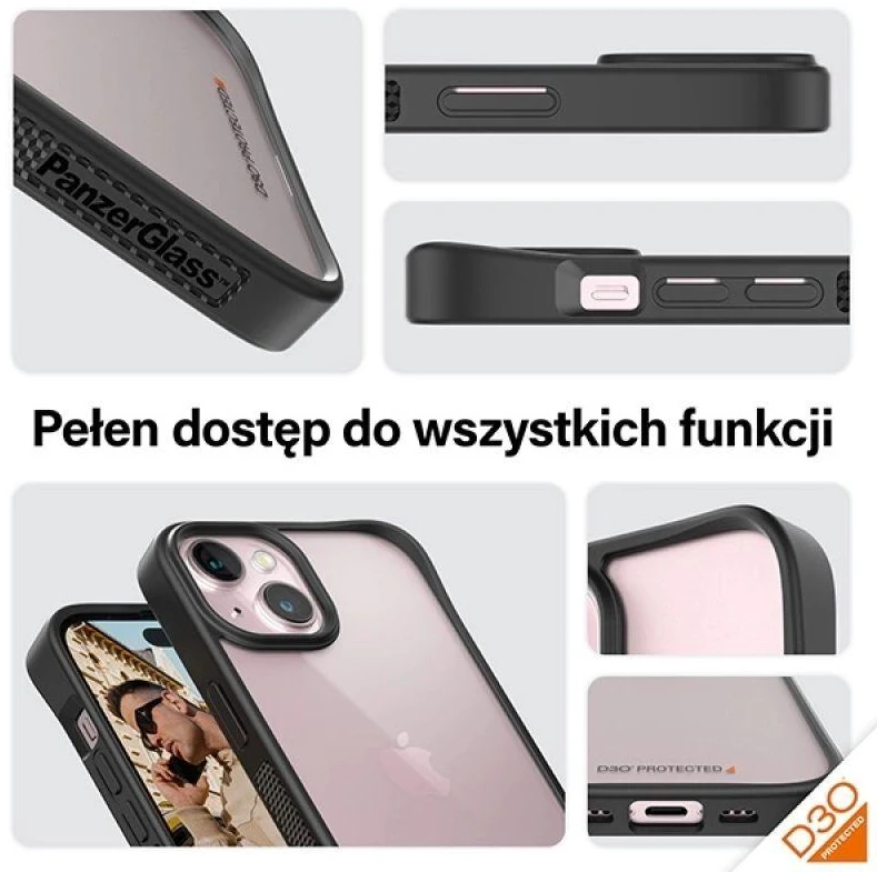 Panzer Glass PanzerGlass™ ClearCase su D3O iPhone 15