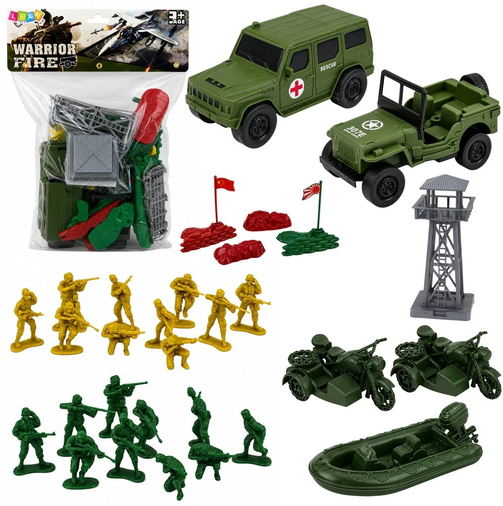 Lean Toys Karinis rinkinys 46 vnt.