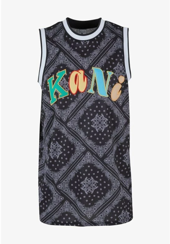 Karl Kani Austas Firminis Paisley Krepsinio Tankas M 6031440