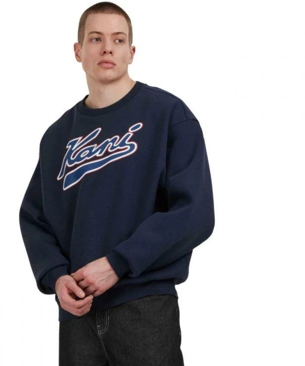 Karl Kani Varsity Print Viens Dydis Apvali Apykaklė Bliuzonas PD00007519