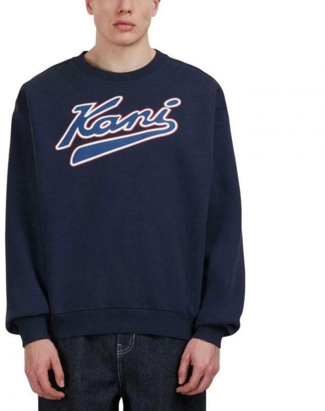 Karl Kani Varsity Print Viens Dydis Apvali Apykaklė Bliuzonas PD00007519