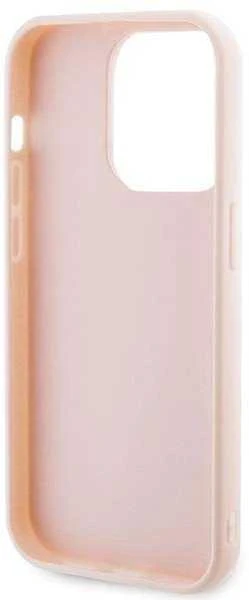 Dėklas Karl Lagerfeld KLHCP15X3DMBKCP IPHONE 15 PRO MAX 6.7 "Rožinis/Rožinis HARDCASE 3D RUBBER GLITTER LOGO