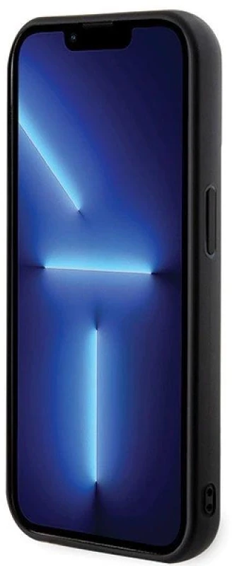 Karl Lagerfeld KLHCP15L3DMBKCK Apple iPhone 15 Pro 6.1″ juodos spalvos kietas dėklas 3D Rubber Glitter Logo