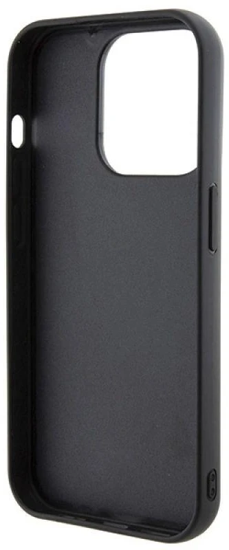 Karl Lagerfeld KLHCP15L3DMKRLK Apple iPhone 15 Pro 6.1″ juodos spalvos kietas dėklas 3D Rubber Multi Logo