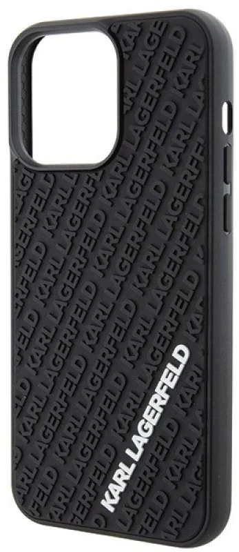Karl Lagerfeld dėklas, skirtas iPhone 15 Pro Max 6,7 KLHCP15X3DMKRLK juodas HC 3D Multi Logo