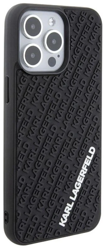 Karl Lagerfeld dėklas, skirtas iPhone 15 Pro Max 6,7 KLHCP15X3DMKRLK juodas HC 3D Multi Logo