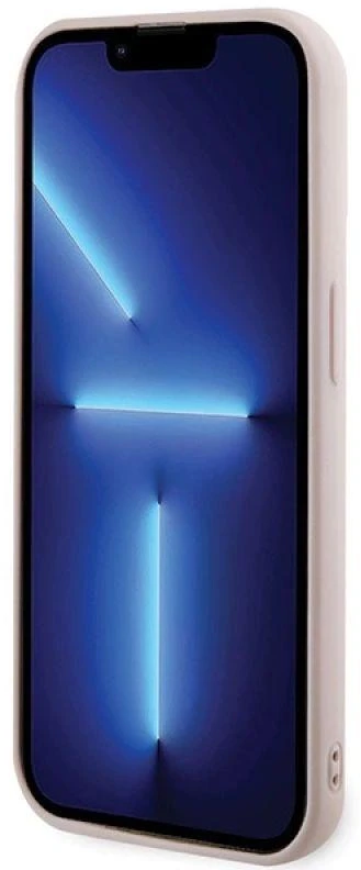 Dėklas Karl Lagerfeld KLHCP15X3DMBKCP IPHONE 15 PRO MAX 6.7 "Rožinis/Rožinis HARDCASE 3D RUBBER GLITTER LOGO