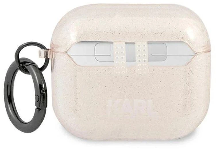Karl Lagerfeld Blizgantis Choupette dėklas AirPods 3 - Auksinis